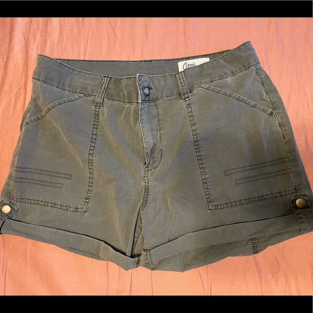 Cosmic Blue Love Cargo Shorts